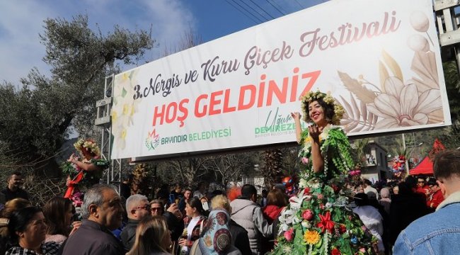 3. Bayındır Turan Nergis ve Kuru Çiçek Festivali yapıldı
