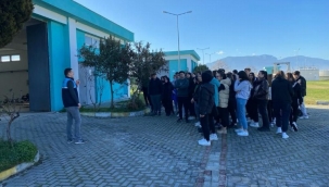 350 öğrenci Saruhanlı AAT'yi gezdi