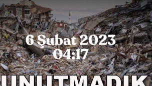 6 Şubat Asrın Felaketi'nin yıl dönümü