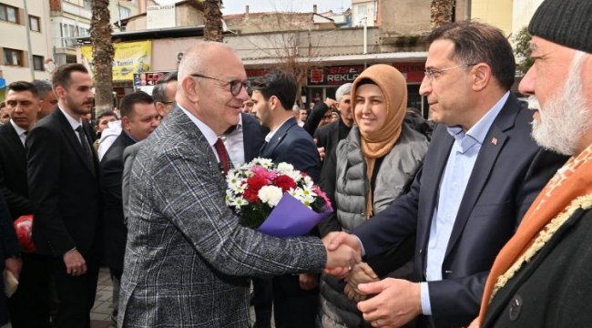 AK Parti Teşkilatı, Turgutlu'da Başkan Ergün'ü ağırladı