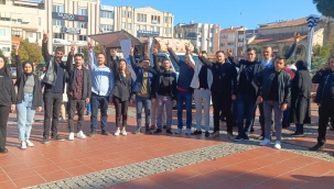 Aliağa Ülkü Ocakları 6 Şubat Depremini unutmadı 