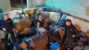 Turgutlu Yarıntı İçme Suyu Terfi Merkezinde bakım çalışması