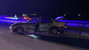 Bergama'da Trafik Kazası :2 kişi hayatını kaybetti