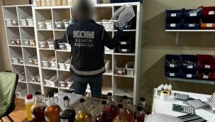 İzmir'de piyasa değeri 6 milyon lira kaçak tütün ürünleri ele geçirildi