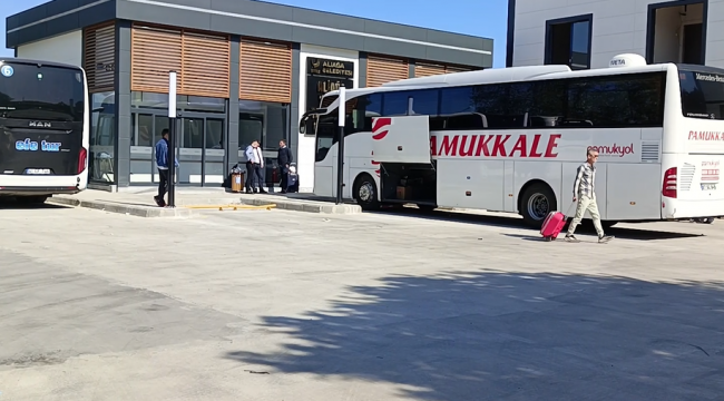 Mola Aliağa Yolcu Transfer Merkezinde Bayram Hareketliliği