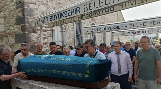 Ahmet Tuncay Karaçorlu Aliağa'da son yolculuğuna uğurlandı