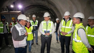 Buca-Bornova Tüneli'nde kazıların yüzde 70'i tamamlandı