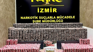 İzmir'de 75 bine yakın sentetik uyuşturucu hap ele geçirildi