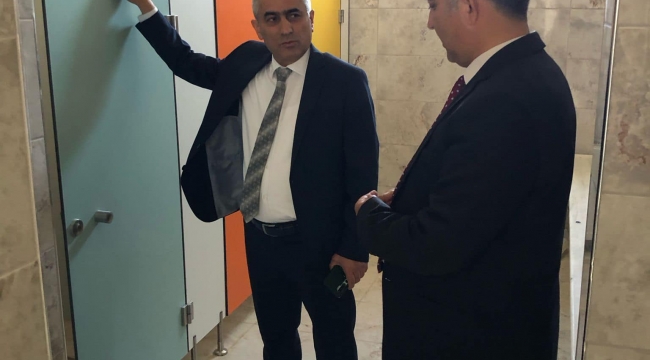 Kaymakam Güney inşat halinde bulunan okullarda incelemede bulundu