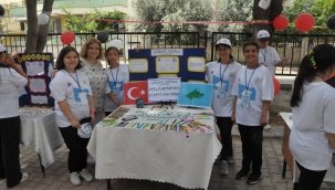 Mehmet Saka Ortaokulu'nda Tübitak 4006 Sergisi açıldı