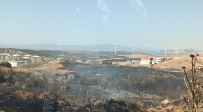 Aliağa'da çıkan yangın kontrol altına alınarak söndürüldü