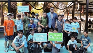 Aliağa'da deniz dibi temizliği yapıldı