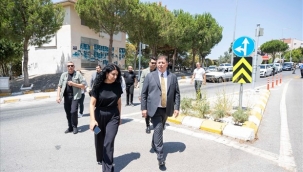 Başkan Tugay halkın talepleri için sahada