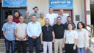 AK Parti Aliağa'dan Petrol İş Aliağa Şubesine Ziyaret