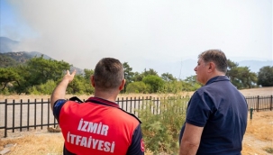 İtfaiye ekipleri Yamanlar Köyü'ne konuşlandırıldı