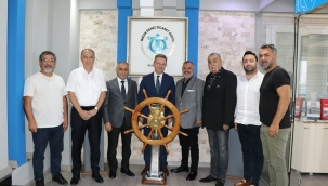 Manisa Valisi Enver Ünlü'den İMEAK DTO Aliağa Şubesi'ne Ziyaret