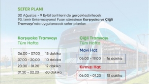 Toplu ulaşıma İEF ayarı