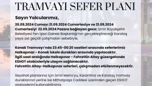 İzmir'de sefer planlarında değişiklik