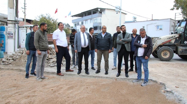 Başkan Ertaş Sahada Çalışmaları Takip Etti