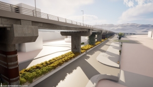 Büyükşehir'den otogar önüne estetik dokunuş