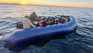 İzmir açıklarında kaçak göçmen yoğunluğu