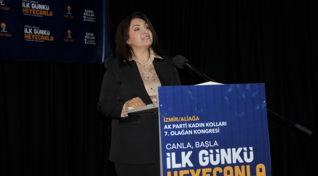 AK Parti Aliağa Kadın Kolları 7. Olağan Kongresi Gerçekleşti