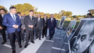 Aliyev 21. ölüm yıl dönümünde Aliağa'd anıldı