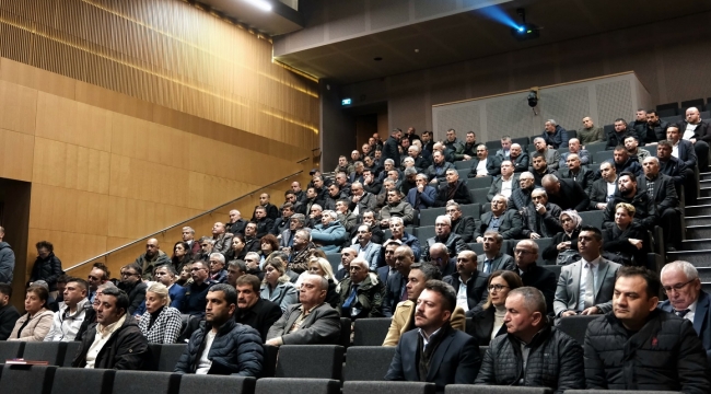 Bergama'da Kaymakam Avni Oral başkanlığında 'Muhtarlar Toplantısı' gerçekleştirildi