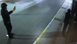 Biri kurşunladı diğeri video çekti