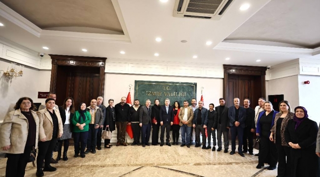 Vali Süleyman Elban, Aliağa Muhtarlarıyla Bir Araya Geldi