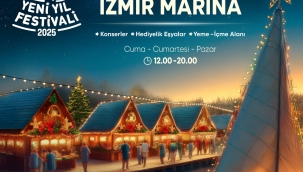 Yeni yıl heyecanı İzmir Marina'da