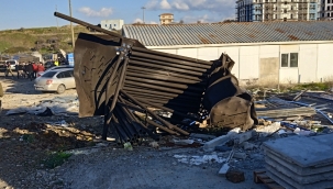 Aliağa İlçesinde TOKi Şantiyesinde Patlama:5 Yaralı