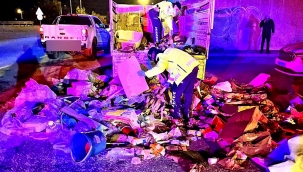 Jandarma otoyolda durdurduğu çöp kamyonunda 1,5 kilo uyuşturucu ele geçirdi