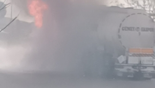 Aliağa'da Tanker Yangını: İtfaiye Ekipleri Hızla Müdahale Etti