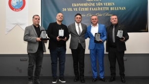 Aliağa Ticaret Odası'ndan Üyelerine Onur Ödülü