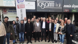 CHP İzmir Milletvekili Dr. M. Salih Uzun ve İl Başkan Yardımcısı Adnan Alabay, Aliağa İlçe Örgütü'nü Ziyaret Etti