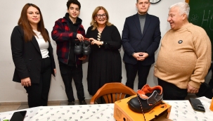 Sanayide staj yapan öğrencilere koruyucu ekipman desteği