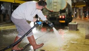 Aliağa Belediyesinden bayram öncesi temizlik