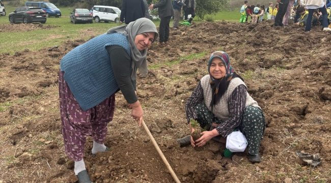 Aliağa'da Orman Haftası'nda Fidan Dikim Etkinliği Düzenlendi