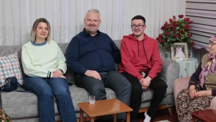 Başkan Pehlivan, orucunu şehit ailesiyle açtı