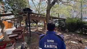 İzmir Büyükşehir Belediyesi kamusal alanların işgaline son veriyor