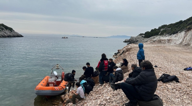 İzmir'de 24 göçmen ve 1 göçmen kaçakçısı yakalandı