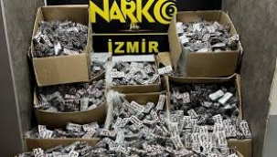 İzmir'de 275 bin uyuşturucu hap ele geçirildi