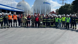 Aliağa'da Nefes Kesen Tatbikat: