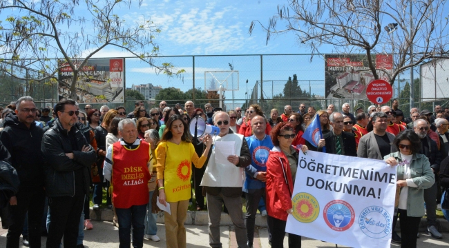 Aliağa'da Proje Okulu Uygulamalarına Tepki: "Öğretmen Kıyımını Kabul Etmiyoruz"