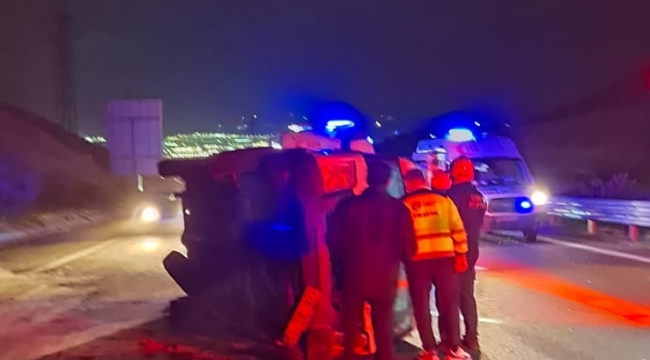 Aliağa'da Trafik Kazası :1 ölü 10 yaralı 