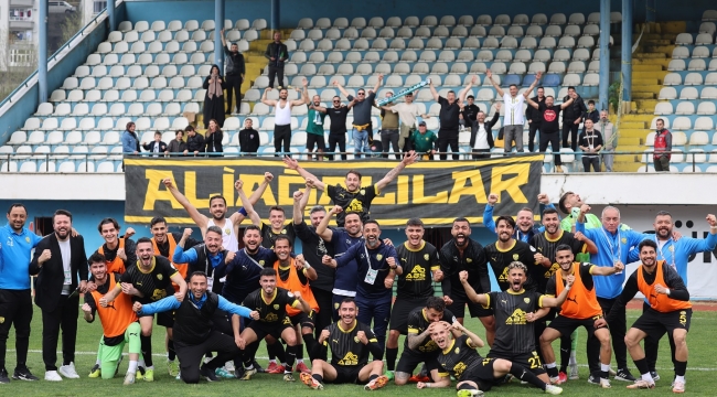 Aliağa FK galibiyet serisini sürdürüyor! Pazar Spor'u 1-0 mağlup etti!