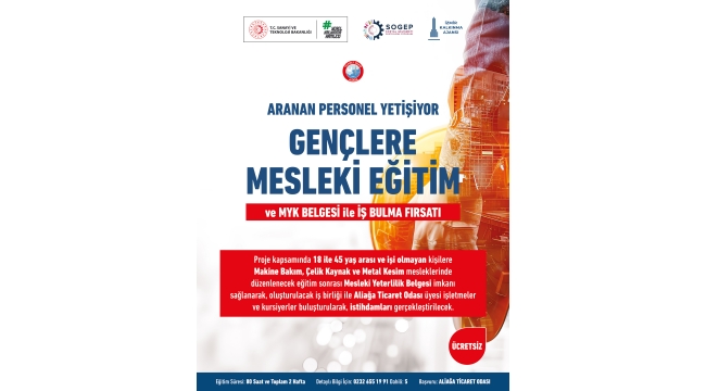 Aranan Personel Yetişiyor' Mesleki Eğitim Projesinde Başvurular Başladı
