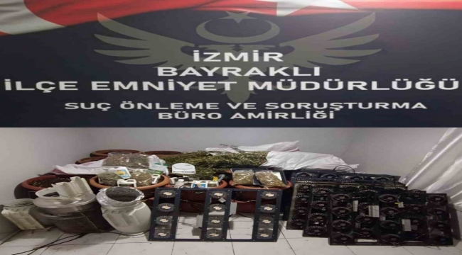 Ev değil zehir imalathanesi: İzmir'de polisten uyuşturucu baskını