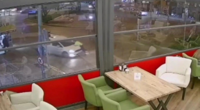 İzmir'de alkollü sürücü, polisi kaputta sürükledi